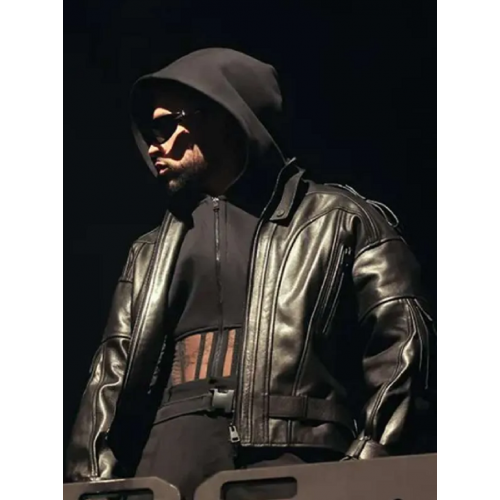 Bad Bunny Coachella Valley Music and Arts Festival Leather Jacket